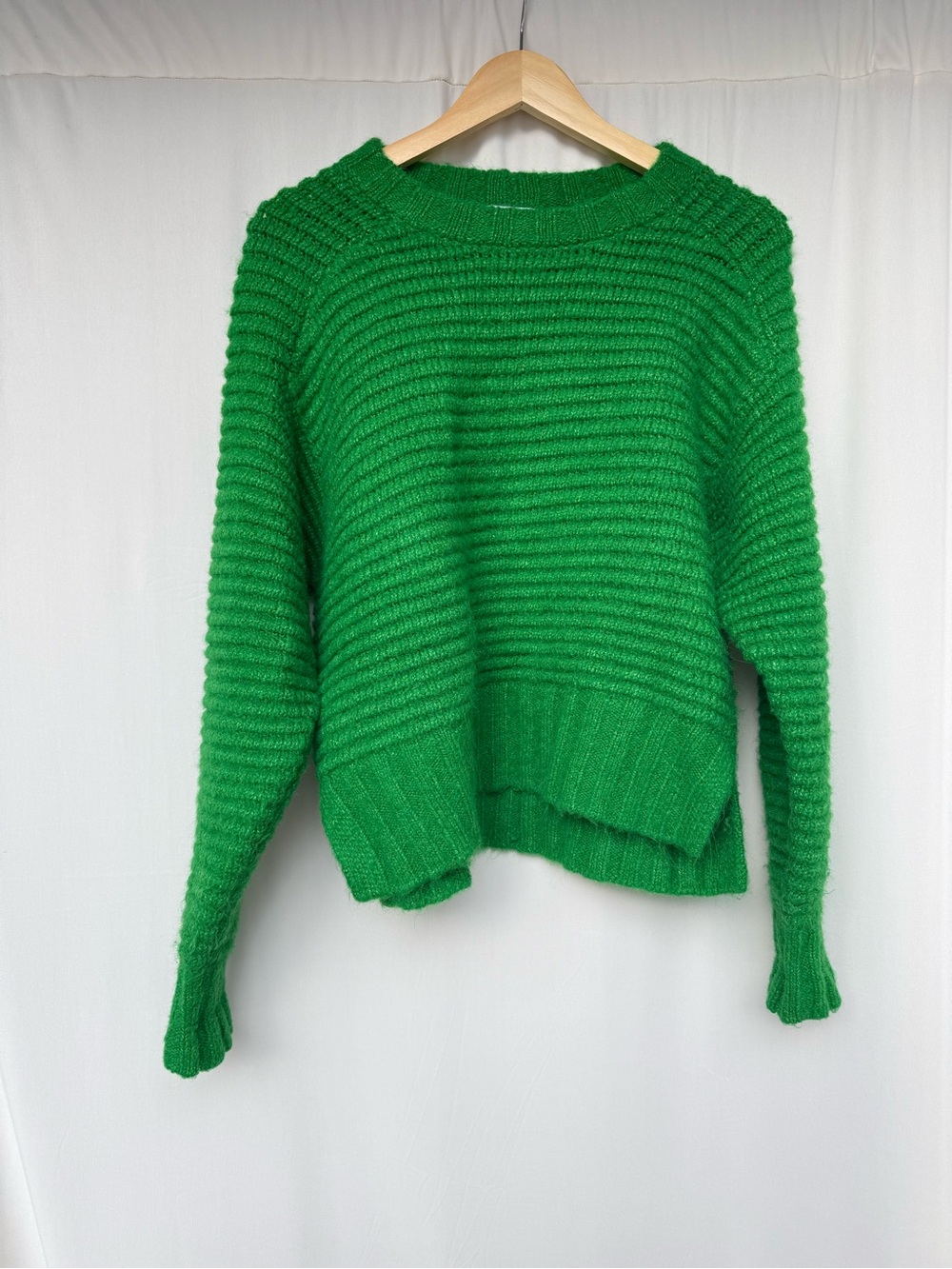 Pistola Emerald Green Chunky Knit Oversized Sweater Small